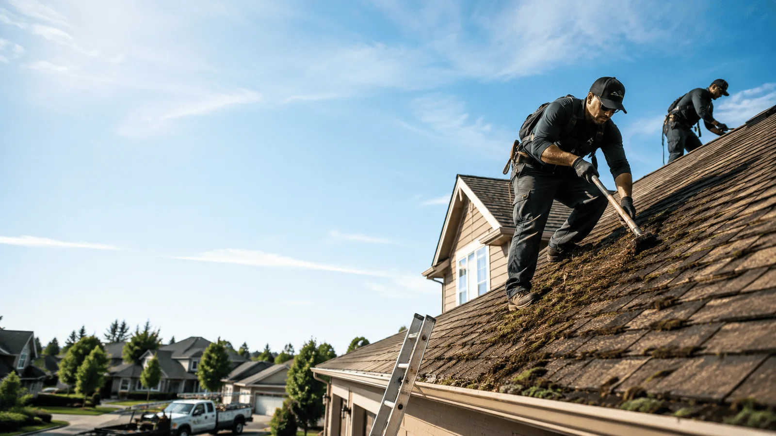 Roof Moss Removal in Bristol, IN near me